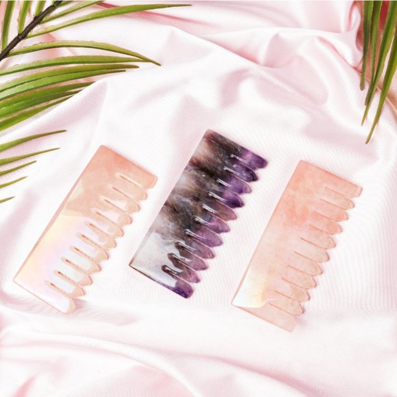 Rose Quartz comb